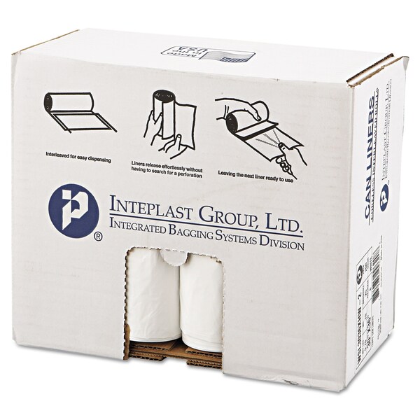 Integrated Bagging Systems 30 gal Trash Bags, 30 in x 36 in, Extra Heavy-Duty, 0.7 mil, White, 200 PK WSL3036XHW-2 - main